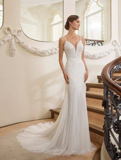 Vintage Brautkleider Zwanziger Jahre Querubi Fit and Flare Brautkleid Vintage Zwanziger Jahre Brautkleid