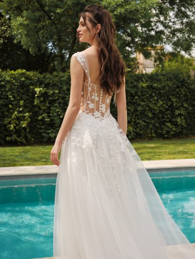modernes Prinzessinenbrautkleid Prinzessinnenbrautkleod aus Softtüll